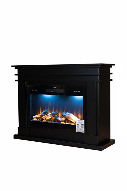 KORFLAME Lavoro Siyah Giydirmeli Elektrikli Şömine - Fiyatı, Yorumları