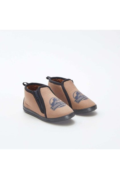 Jurassic World slippers BROWN