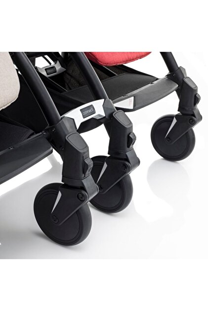 Bumprider Connect³ İkiz Bebek Arabası Black - Olive & Yan