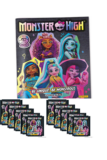 Next Plus Lisanslı Panini Monster High Çıkartma Albümü+10 Paket