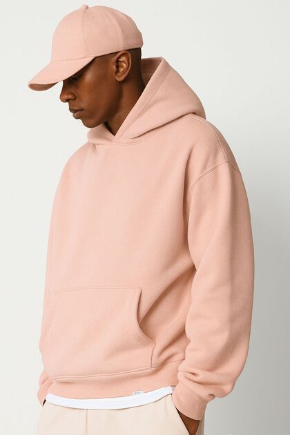 3-Thread Combed Cotton Unisex Hooded Sweatshirt