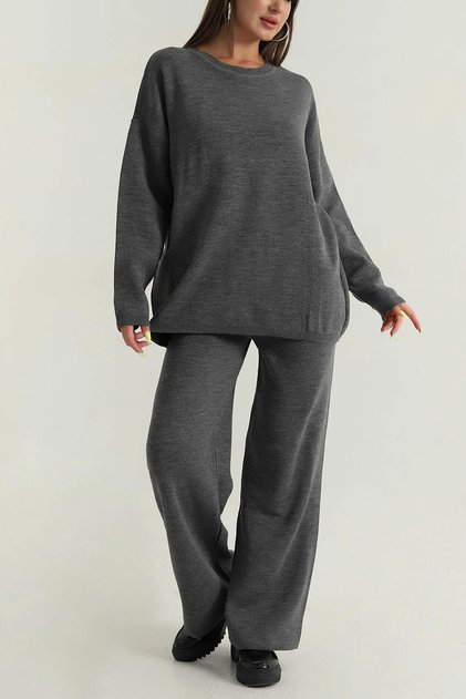 Women's Loose Knitwear Double Set