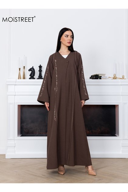 Melange Embroidery Abaya