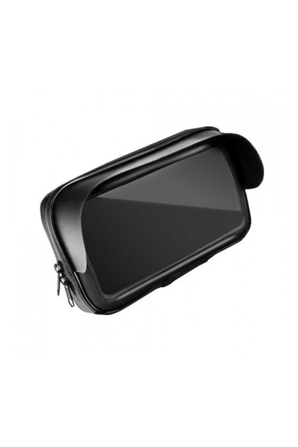 Suport telefon pentru ghidonul motocicletei sau biciclete, reglabil între 5,5 și 6,3 inci, negru, COM-