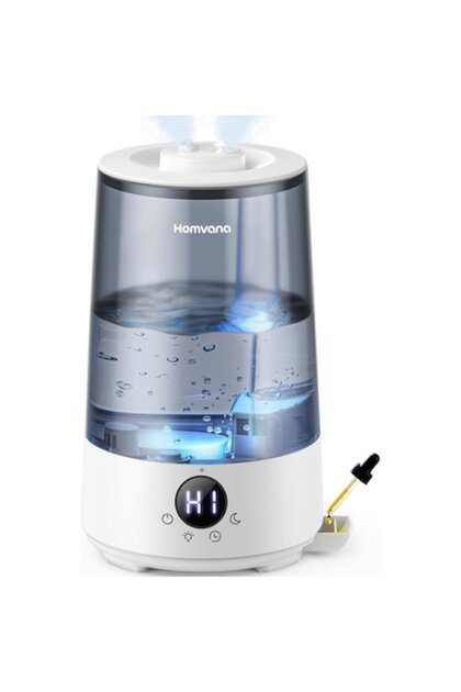 Umidificator de aer cu difuzor de aromaterapie, rezervor de 3.6L, 290 ml/h, 3 moduri de funcționare, recipient detașabil, oprire automată, perfect pentru orice încăpere, alb - CN