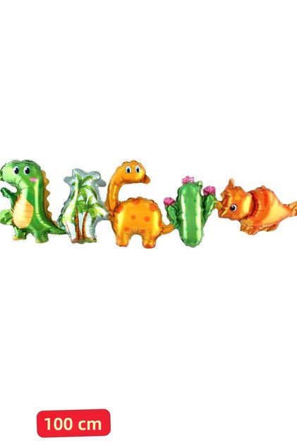 Dinosaurs Foil Balloon Birthday Foil Balloon Square Character Foil Children's Birthday Balloon