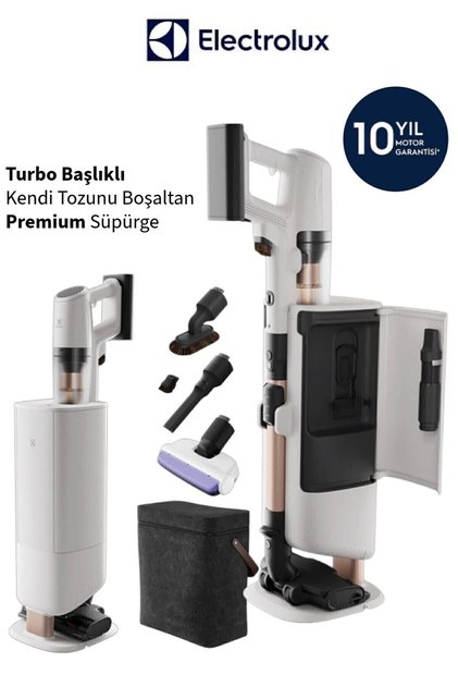 PREMIUM Full Otomatik Şarjlı ve İstasyonlu Ultraviyole 800 Işıklı Süpürge Hijyenik ve Kolay Temizlik