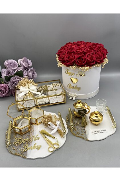 Kız Isteme Çikolatası, Nişan Çikolatası, 4 lü Set