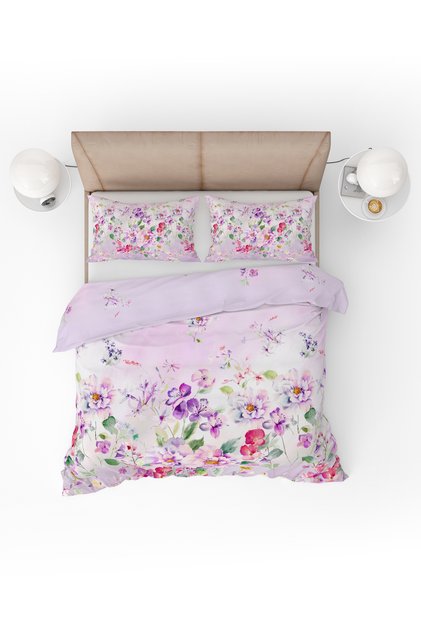 Spring Flowers Double Duvet Cover Set