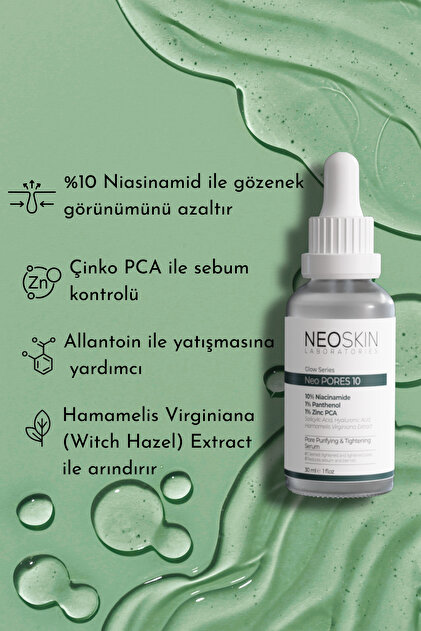 NEOSKIN Gözenek Sıkılaştırıcı, Siyah Nokta Ve Akne Karşıtı Serum