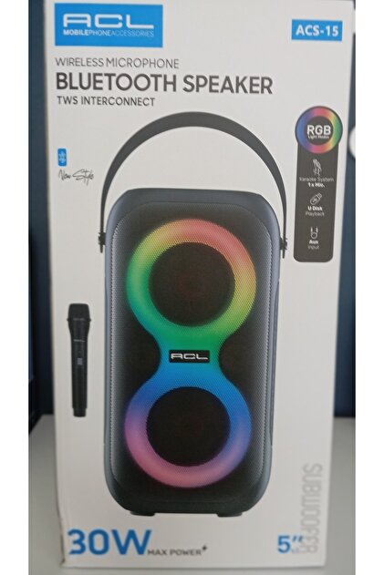 ACL ACS-15 MİKROFONLU BLUETOOTH HOPARLÖR - Fiyatı, Yorumları