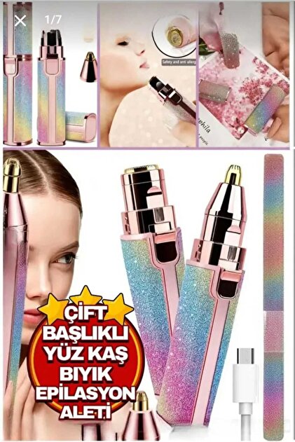 Ferminex Şarj Edilebilir Kaş Düzeltici Ve Yüz Tıraş Makinesi