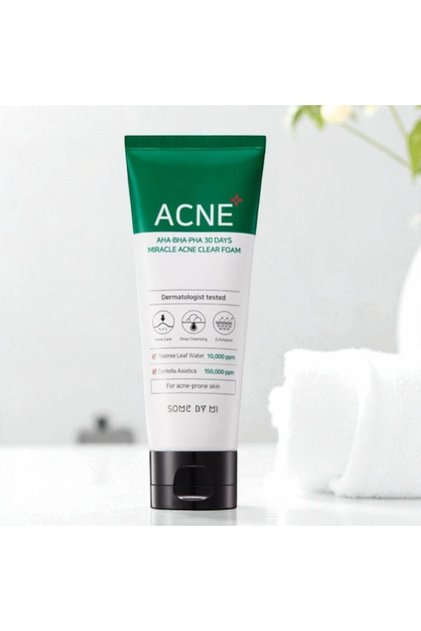 Aha-Bha-pha 30 Days Mıracle Acne Clear Akne Ve Yağlanma Karşıtı Temizleme Köpüğü 100ml