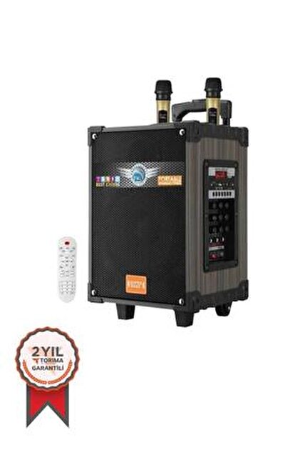 Dynego Superbass Lt-912 Şarjlı Telsiz Mikrofonlu Amfili Kablosuz