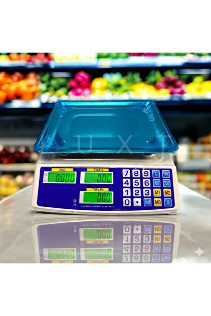 LUXTER Acs-809t Lüks Dijital Ekranlı Elektronik 40 Kg/2 gr Terazi