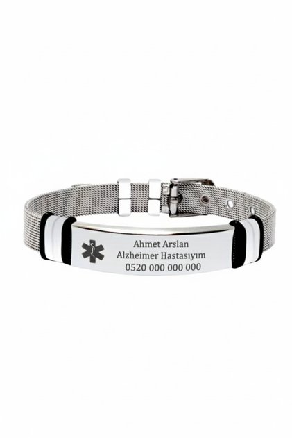 Steel Epicrisis Emergency Bracelet Non-Tarnish Stainless 316L Steel