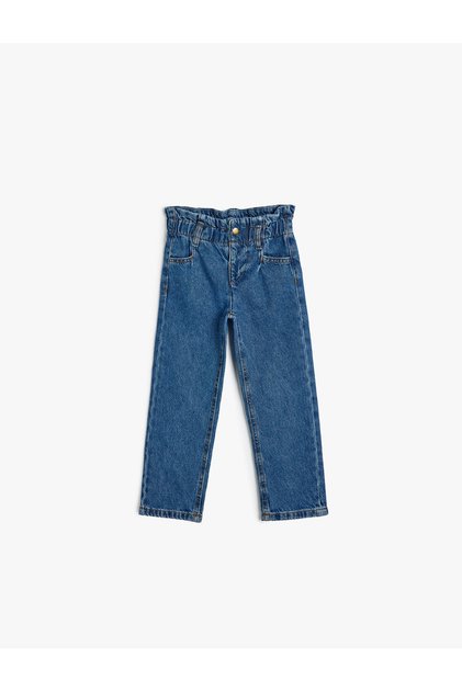 Dark Indigo Baby Girl Jeans 5Wmg40016Ad