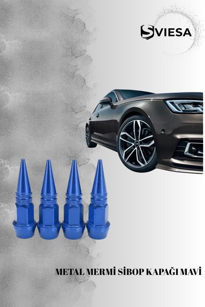 Metal Pointed Valve Cover Set of 4