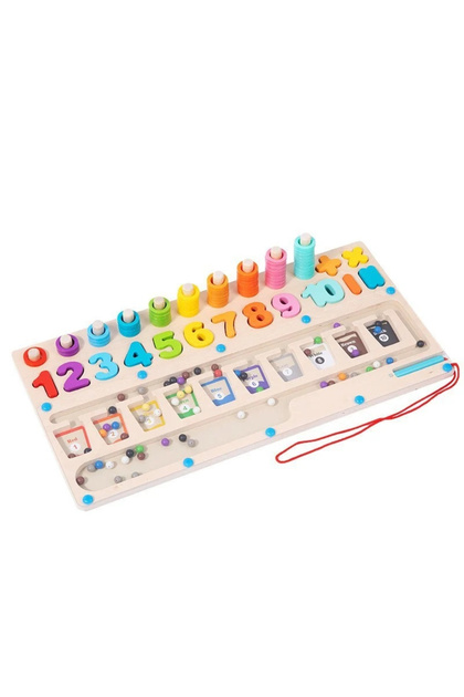 Joc educativ Logaritmic cu labirint sortare culori, multicolor