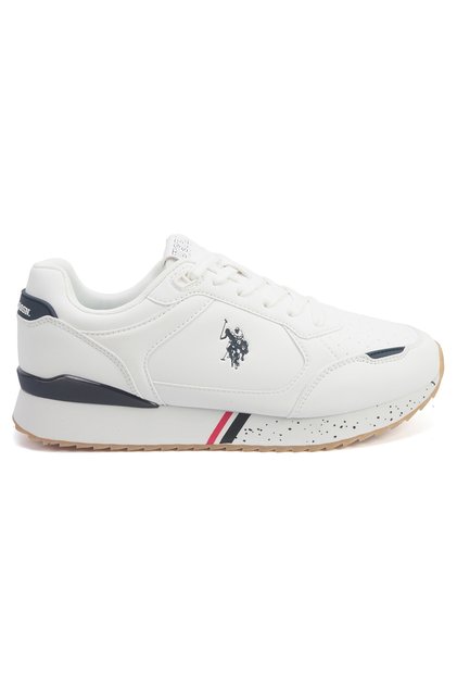 Men's White Sneakers - Lightweight Modern Design, Comfortable Everyday Casual Shoes