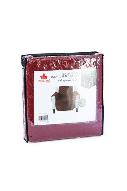 Water Proof One Seater Sofa Protector, Burgundy