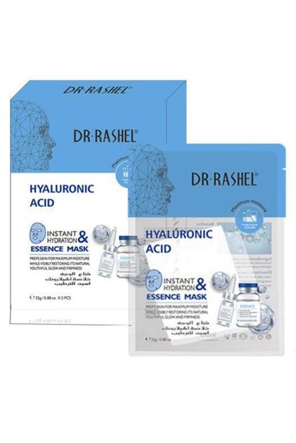 Dr. Rashel Set of 5 Hyaluronic Acid Colorful Face Masks 25g