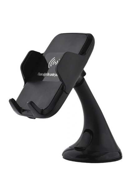 Suport auto cu incarcare wireless (inductie) 10W W001 Negru
