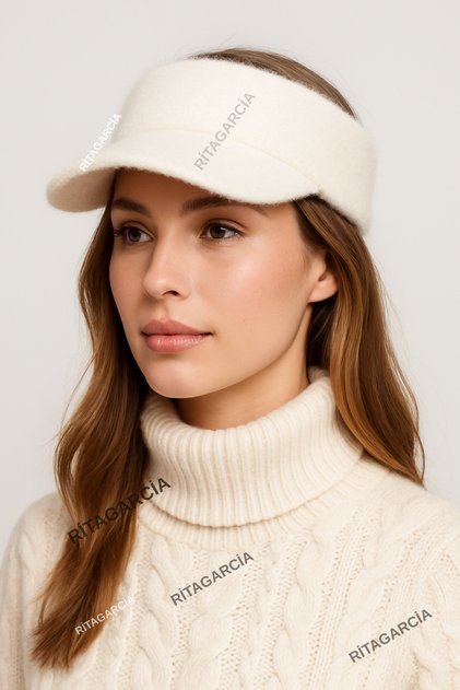 Plush Visor Winter Hat