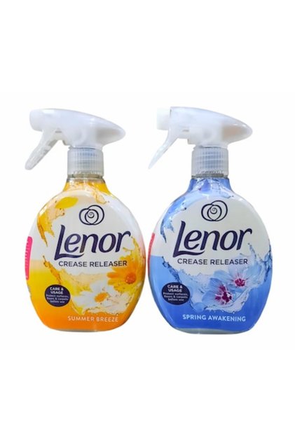 Set 2 x Spray parfumat pentru tesaturi, Lenor, Spring Awakening, 500 ml, Spray parfumat pentru tesat