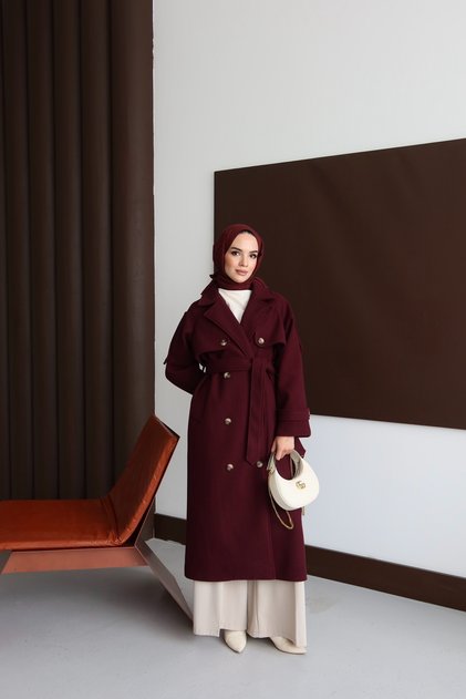 Defne premium kaşe kaban