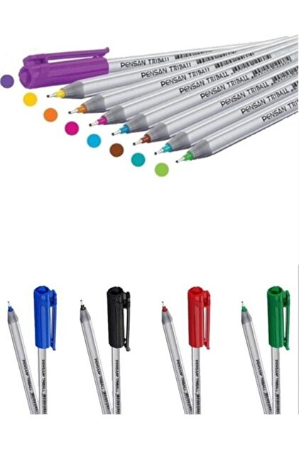 Pensan Triball Tükenmez Kalem 8'li Set - Fiyatı, Yorumları