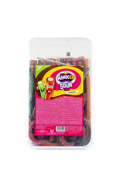 MINICCO Filled Pencils – Mix Sour Soft Candy (1000g Box)