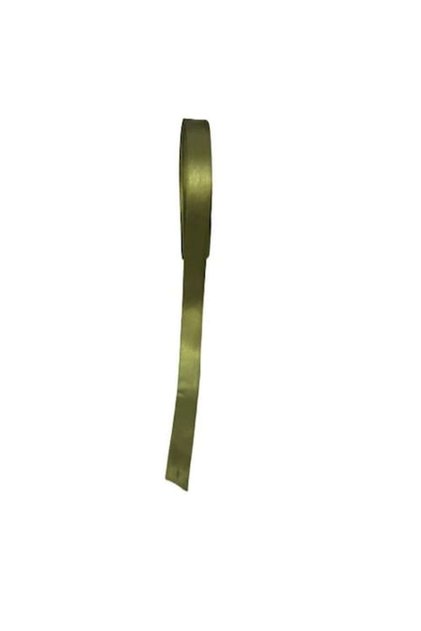 Panglica satin verde olive, latime 1,5 cm, 1 rola 23 ml