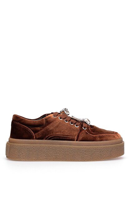 25K475 Women's Genuine Leather Casual Shoes Brown