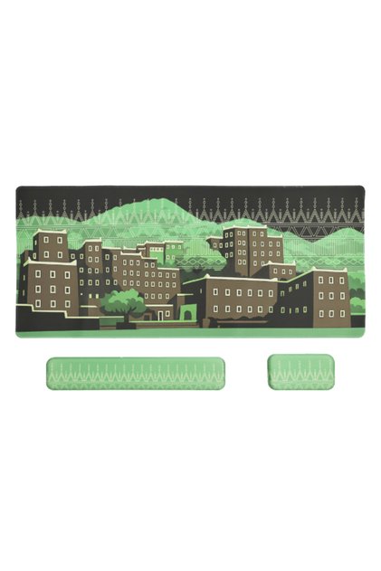 Thermo TM03 Professional Heritage Mouse Pad Set XXL with Keyboard Rest and Mouse Pad High Quality