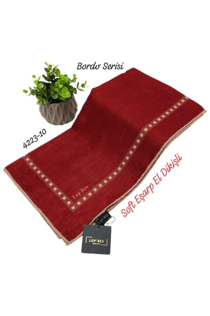 Lop'res %100 pamuk eşarp (her mevsime uygundur)
