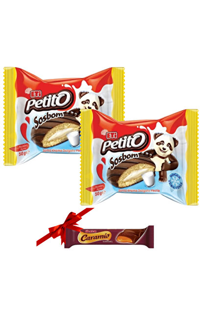 Eti Petito Sosbom Sütlü Krema Dolgulu Pasta 50 G (2 ADET) +
