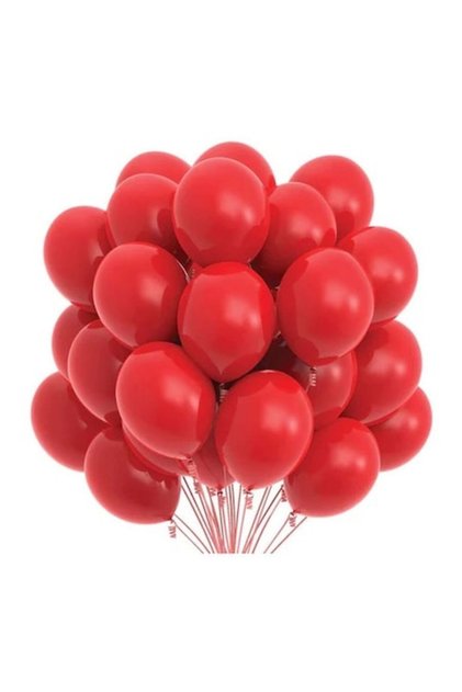 Set 100 baloane roșii, 28 cm