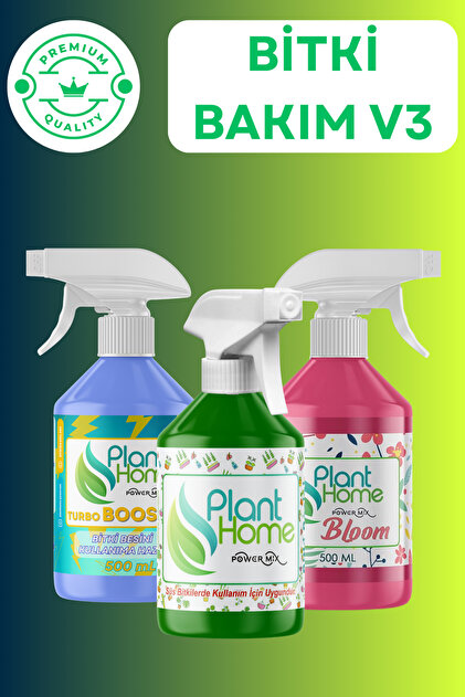 Plant Home Power Mix Bitki Bakım V3 – Turbo Booster + Bloom +