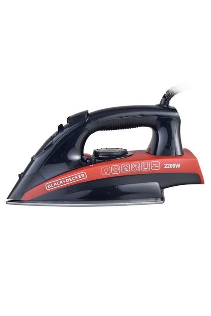 Black + Decker Steam Irons, 2200W, 220ml, Black, X2200-B5