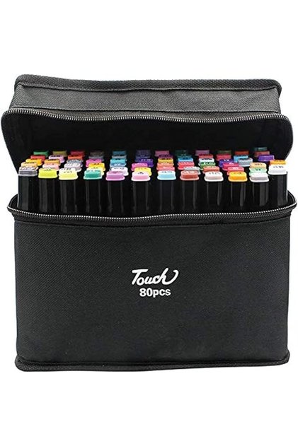 80 Colors Graphic Professional Design Art Twin Tip Marker Pen Series Touch-5 Alcohol Graphic Pen Man