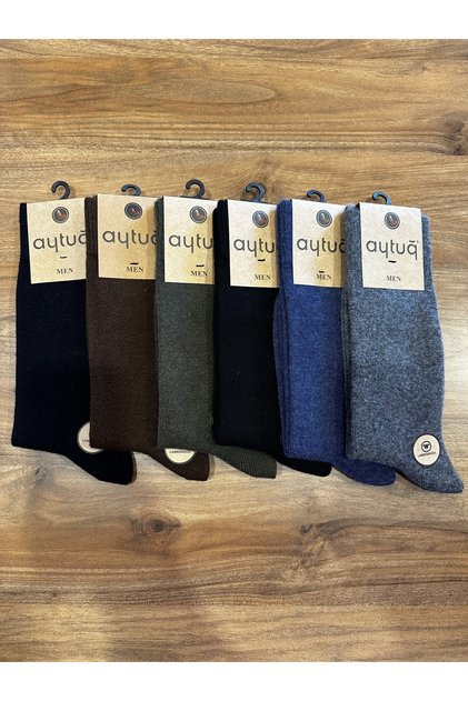 Lambswool Kuzu Yünü Erkek Çorap 3’lü Paket