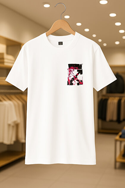 CC STORE Off-White Corrupt Printed Oversize Unisex 100% Cotton