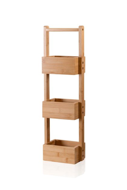 Bambu 3 Katlı Düzenleyici Raf 65x20x13 Cm