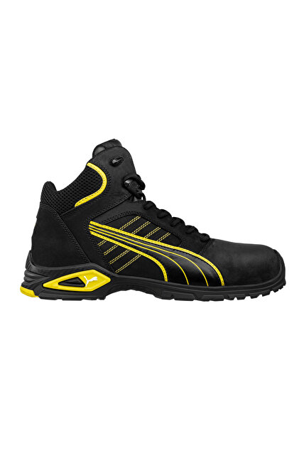Puma Safety Amsterdam Sarı Siyah Mid Alüminyum Burunlu İş