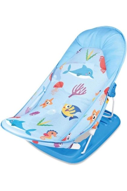 HOPE Foldable Baby Bather with Adjustable 3 Reclining Positions Bath Support for Use in The Sink