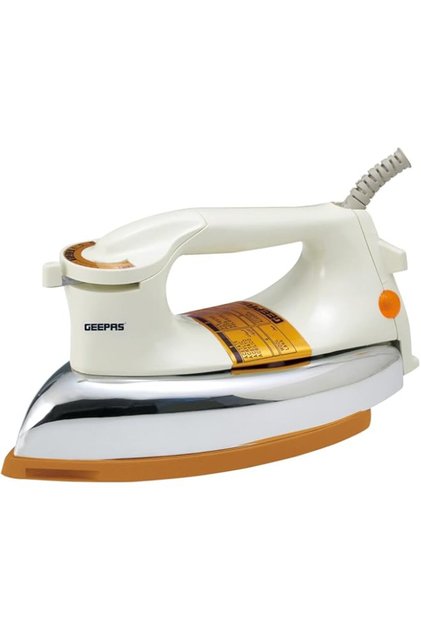 Geepas GDI2771 1200W Automatic Dry Iron - Automatic Dry Iron - Durable Teflon Plated Sole Plate| Aut
