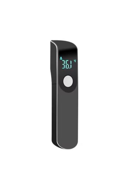 Termometru digital Stone® cu infraroșu fără contact, mod dual, alimentat cu baterii, negru