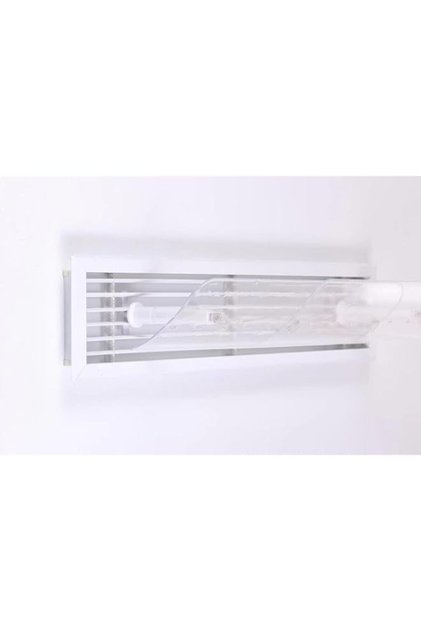 LUMINS Central AC Air Flow Deflector, Adjustable Air Conditioner Deflector, Side Outlet Air Wing Air