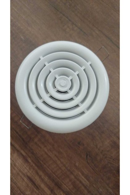 Circular Anemostat Plastic Q100-10Cm White